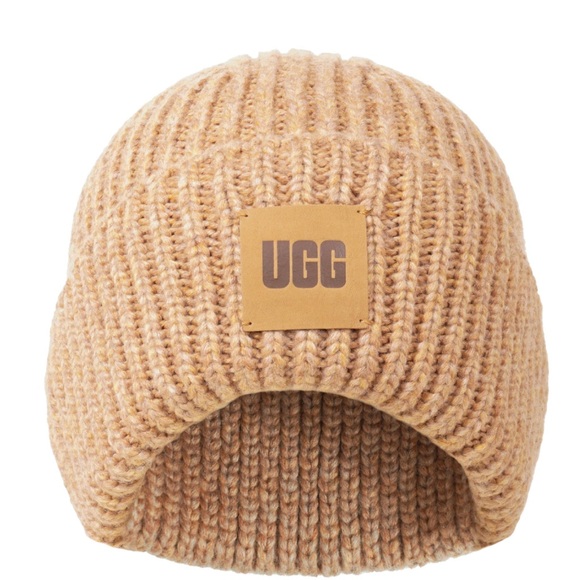 UGG Accessories - NWT UGG Women's Chunky Rib Knit Warm Winter Beanie Hat, Camel